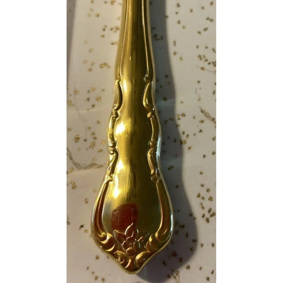 Wallace Gold Discretion Pattern‎ Flatware Electroplate Set Of 4 Knives NEW - Picture 3 of 4